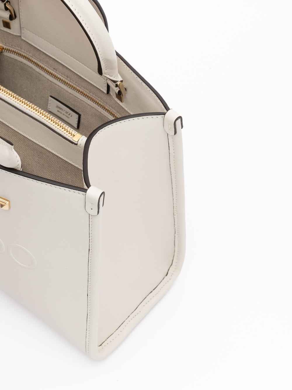 Jimmy Choo White Avenue S Tote Bag