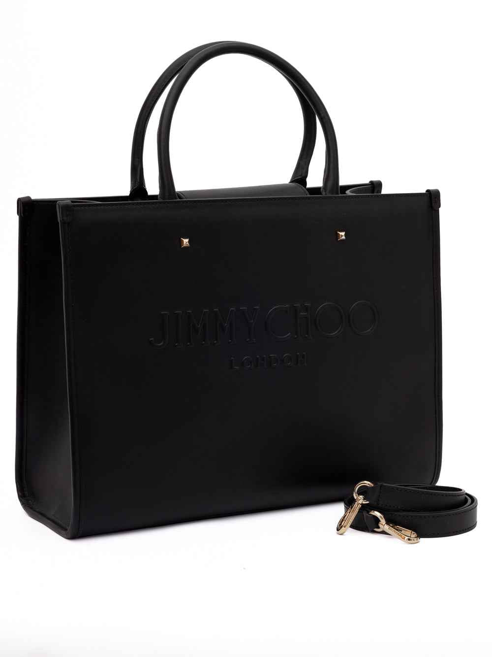 Jimmy Choo Black Avenue S Tote Bag