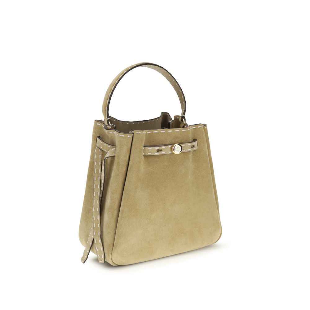 Tory Burch Beige Romy Bucket Bag
