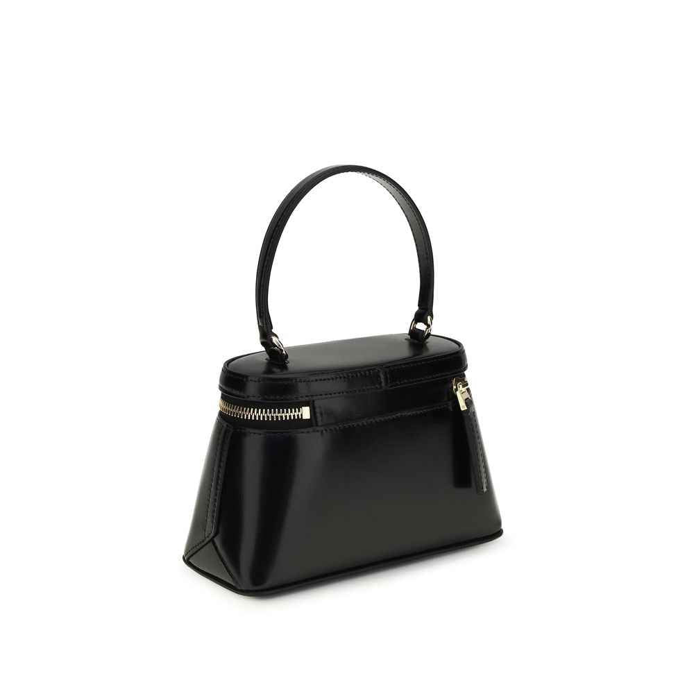 Givenchy Bos Taurus black calf leather handbag, top-handle, front view
