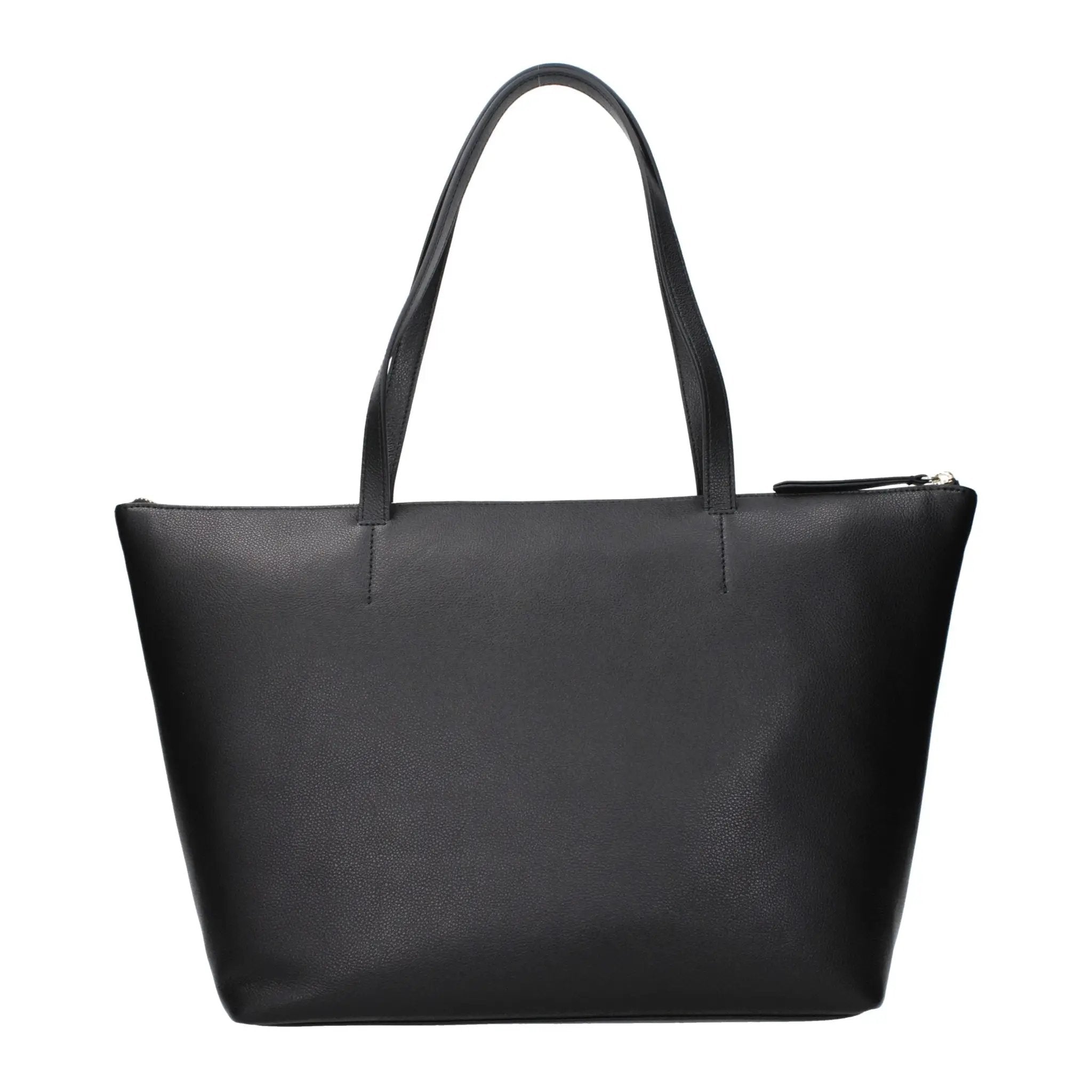 Furla Black Leather Shoulder Bag, black leather, shoulder bag, front view