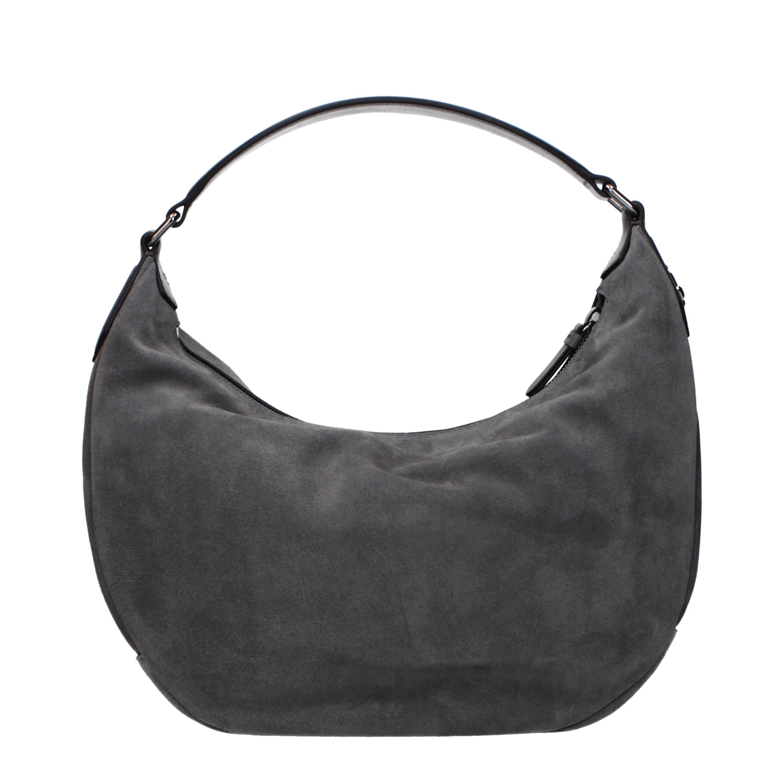 Jimmy Choo Gray Hobo Bag