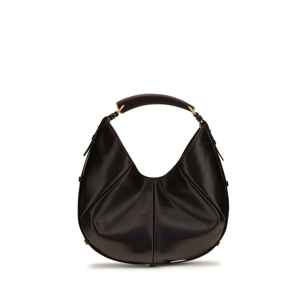 Saint Laurent Brown  Medium Mombasa Shoulder Bag