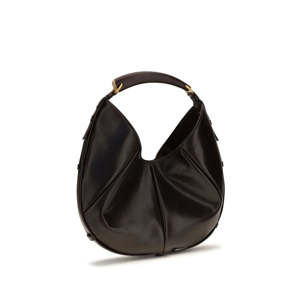 Saint Laurent Brown  Medium Mombasa Shoulder Bag