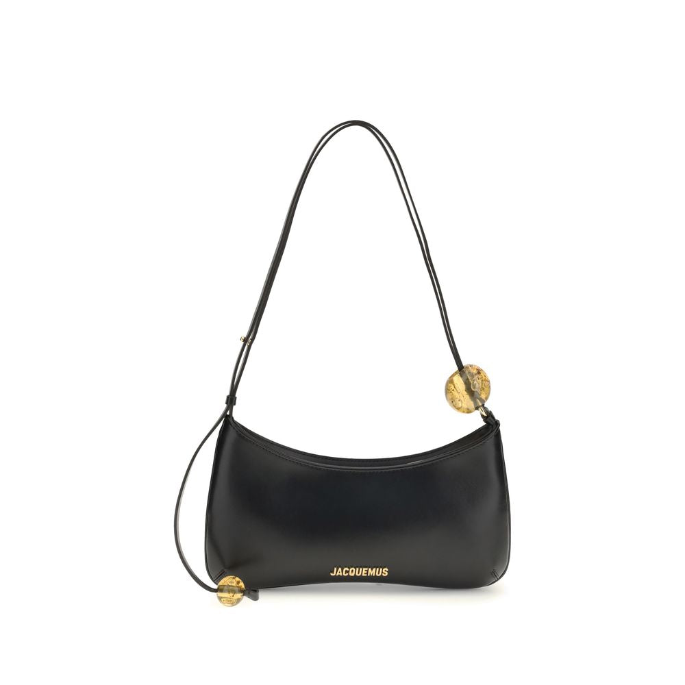 Jacquemus Black  Bisou Perle Large Shoulder Bag