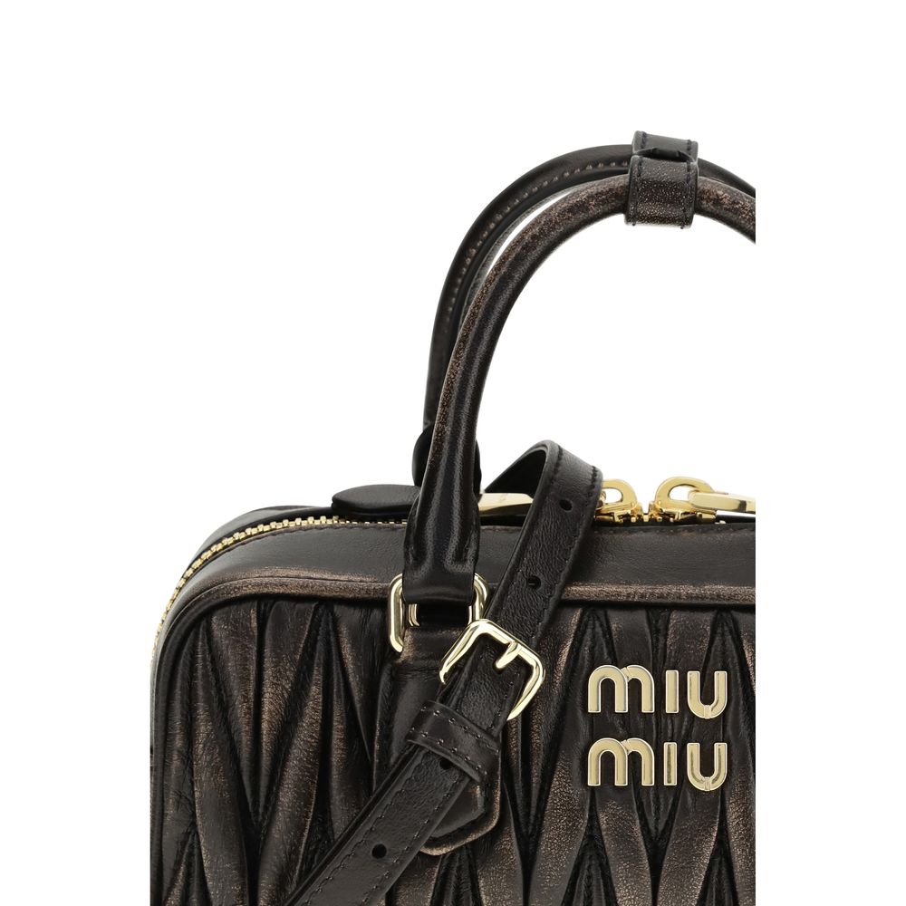 Miu Miu Brown Arcadie Handbag