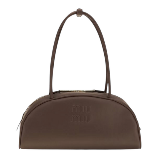 Miu Miu The Beau Shoulder Bag Brown