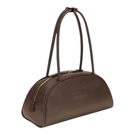 Miu Miu The Beau Shoulder Bag Brown