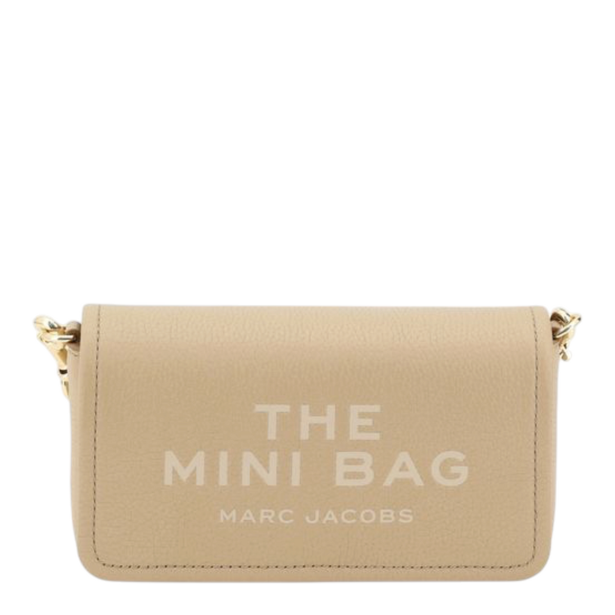 Marc Jacobs The Mini Bag Shoulder Bag Beige Leather