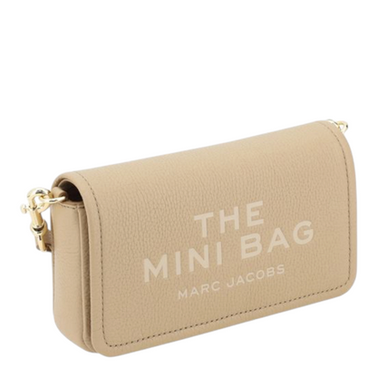 Marc Jacobs The Mini Bag Shoulder Bag Beige Leather
