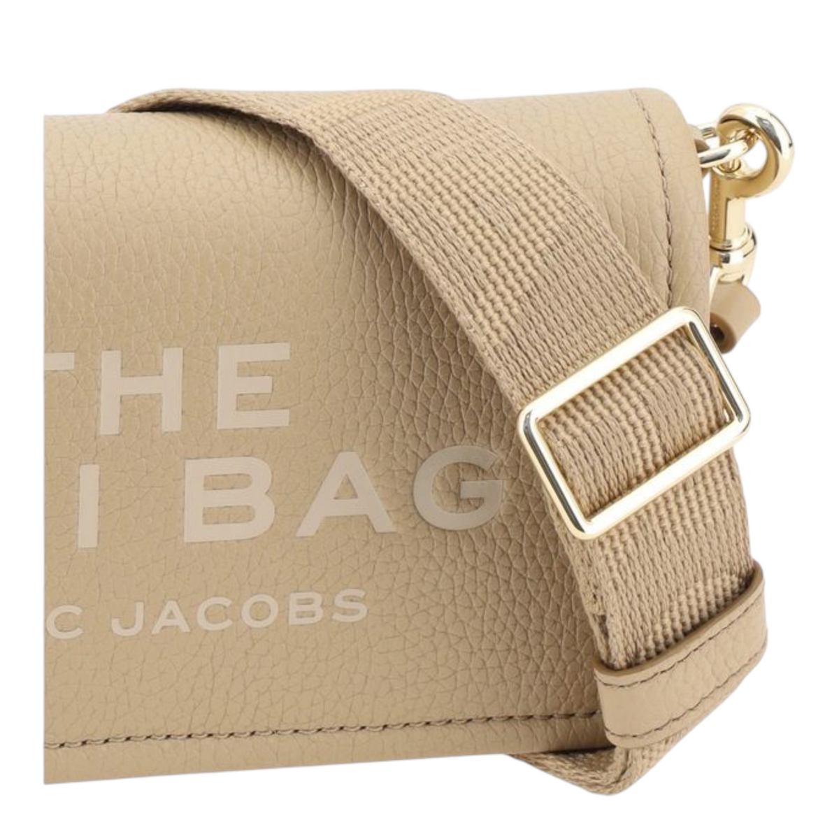 Marc Jacobs The Mini Bag Shoulder Bag Beige Leather