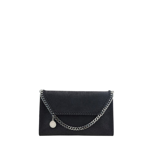 Stella McCartney Falabella Mini Shoulder Bag Black Polyester Faux Leather