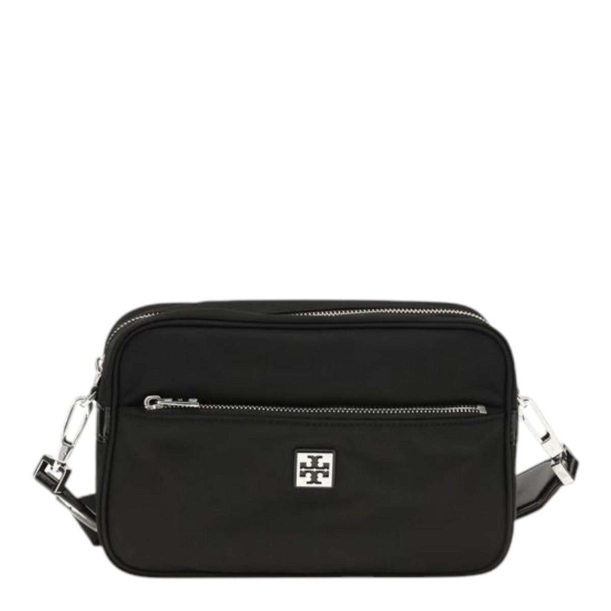Tory Burch The Virginia Shoulder Bag Black Nylon Synthetic