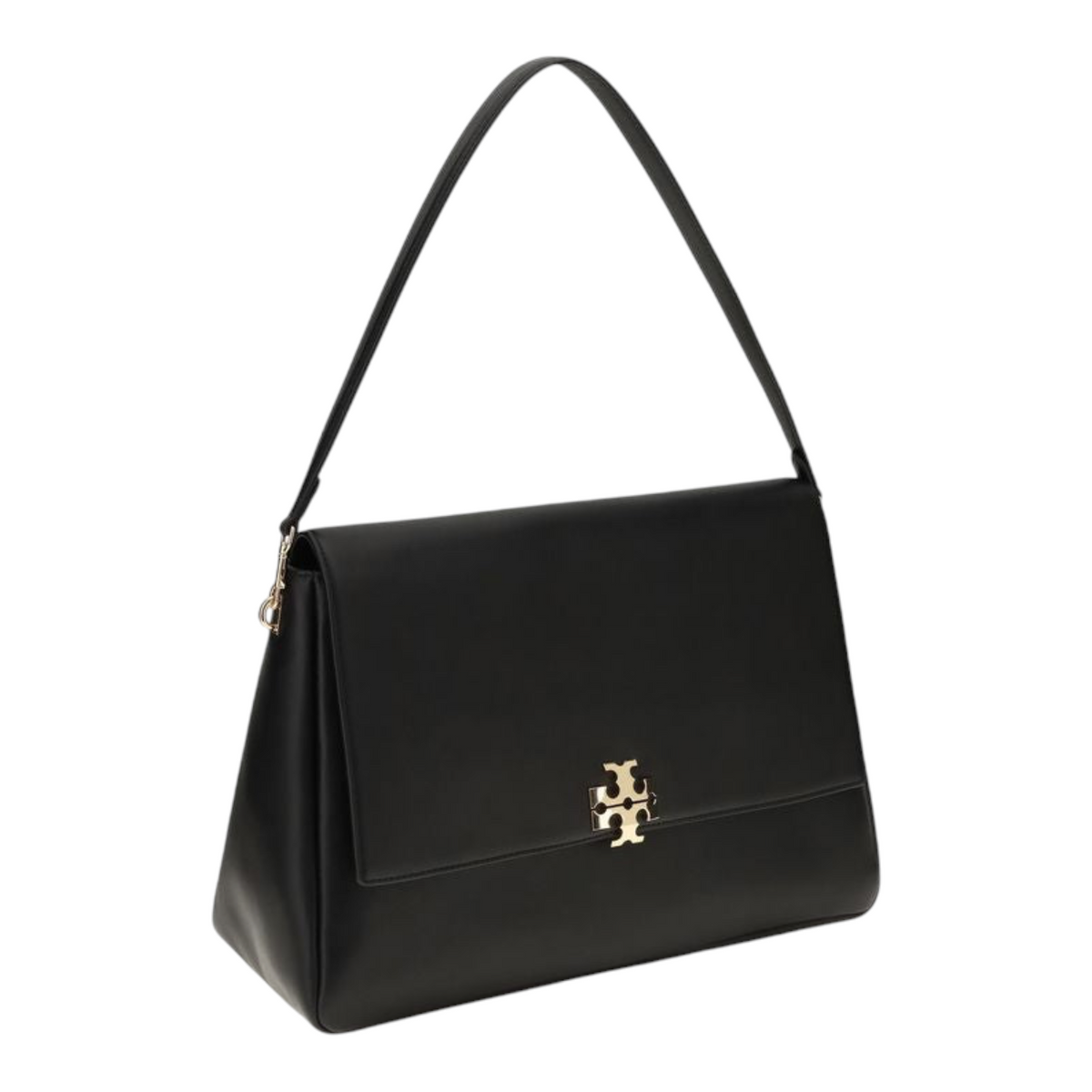 Tory Burch The Charlie Large Shoulder Bag Black Leather
