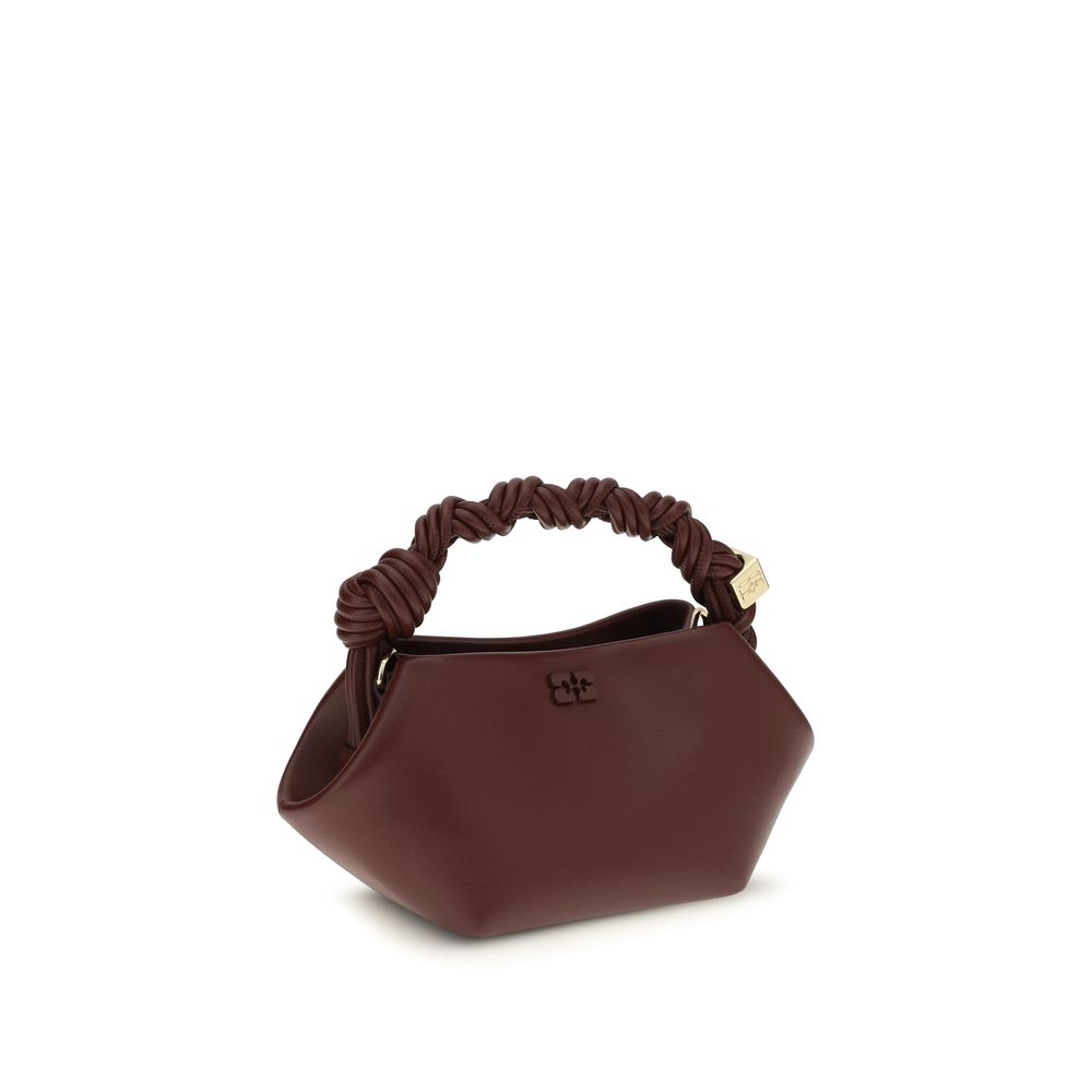 Ganni Bordeaux  Bou Mini Handbag