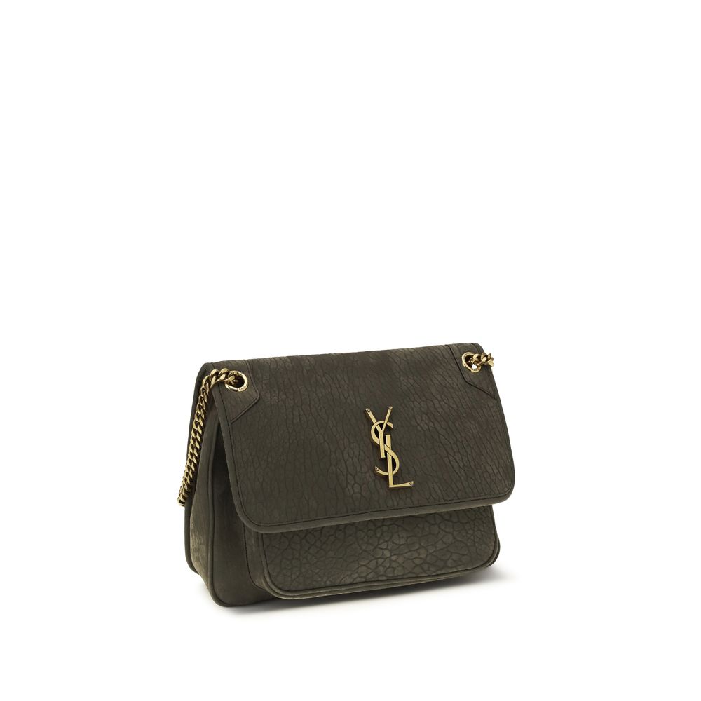 Saint Laurent Gray The large Niki Shoulder Bag