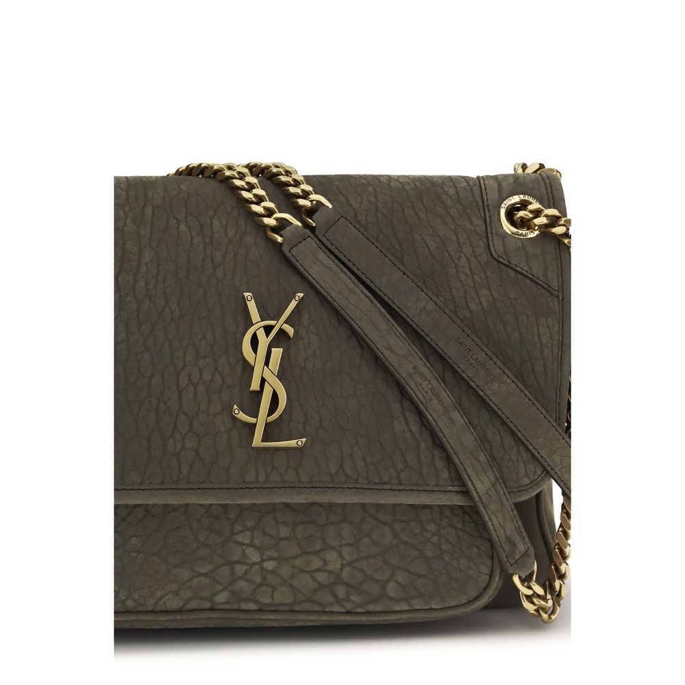 Saint Laurent Gray The large Niki Shoulder Bag