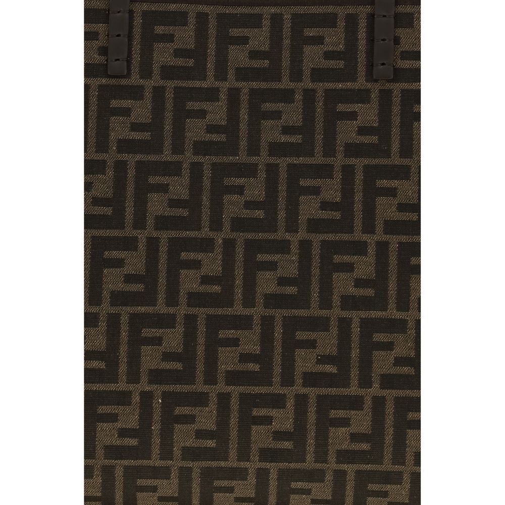 Fendi Brown The Roll Medium Tote Bag