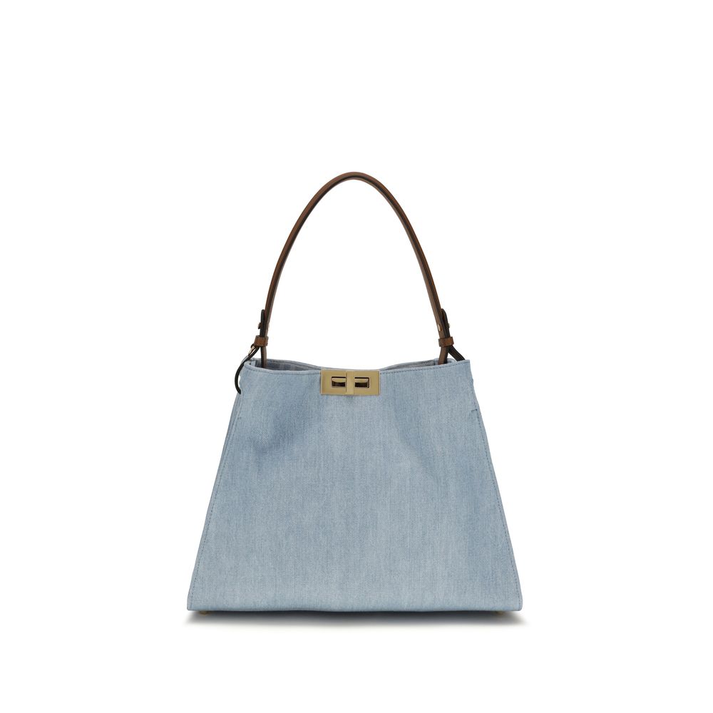 Fendi Blue Medium Way Handbag