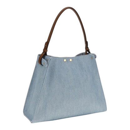 Fendi Medium Way Bolso de Mano Azul