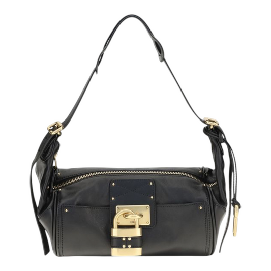 Chloé The small Paddington Shoulder Bag Black Leather