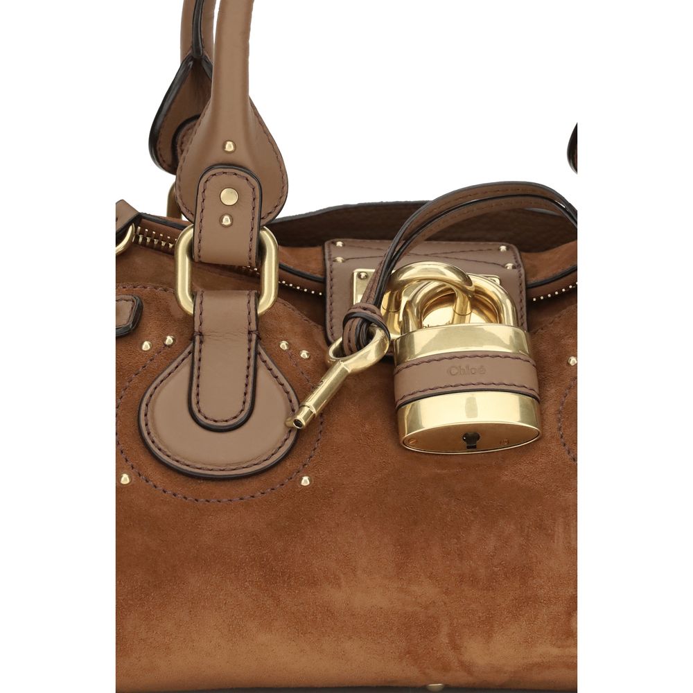 Chloé Brown The Paddington suede Handbag