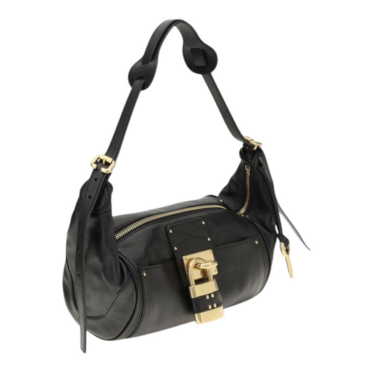 Chloé The small Paddington Shoulder Bag Black Leather