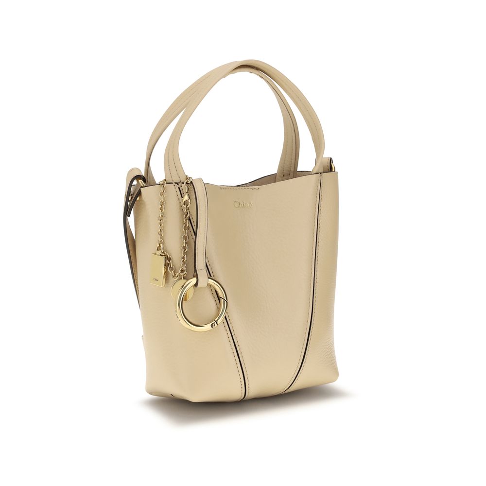 Chloé Beige The Spin Shoulder Bag