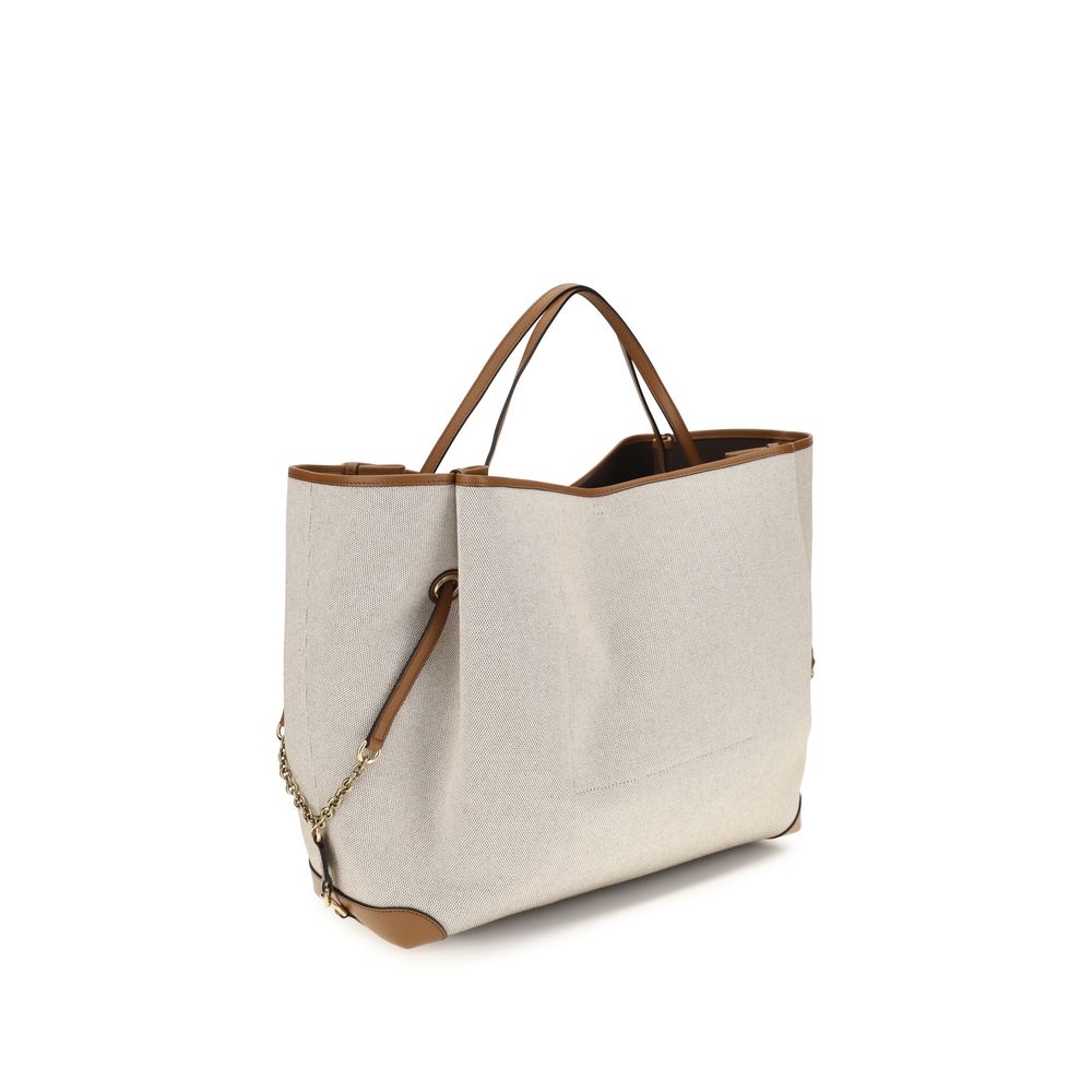 Chloé Beige The Large Carry Tote Bag