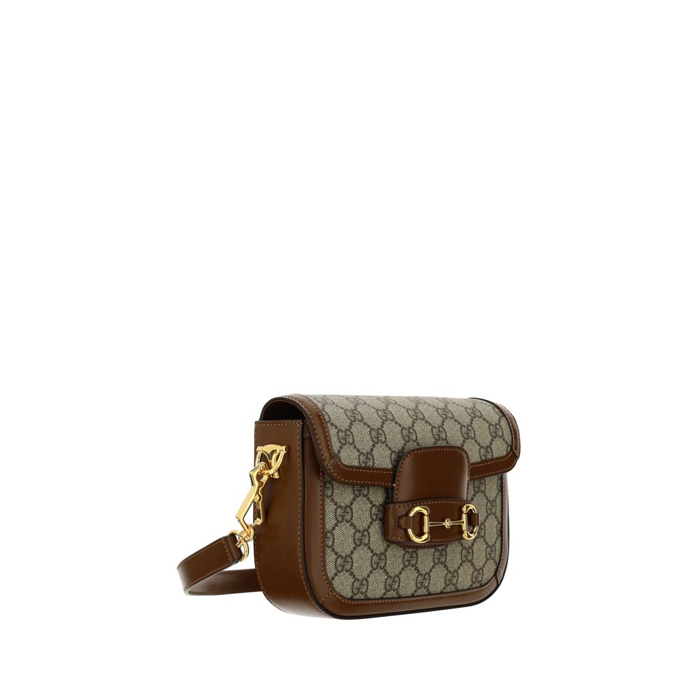 Gucci Brown 1955 Mini Horsebit Handbag
