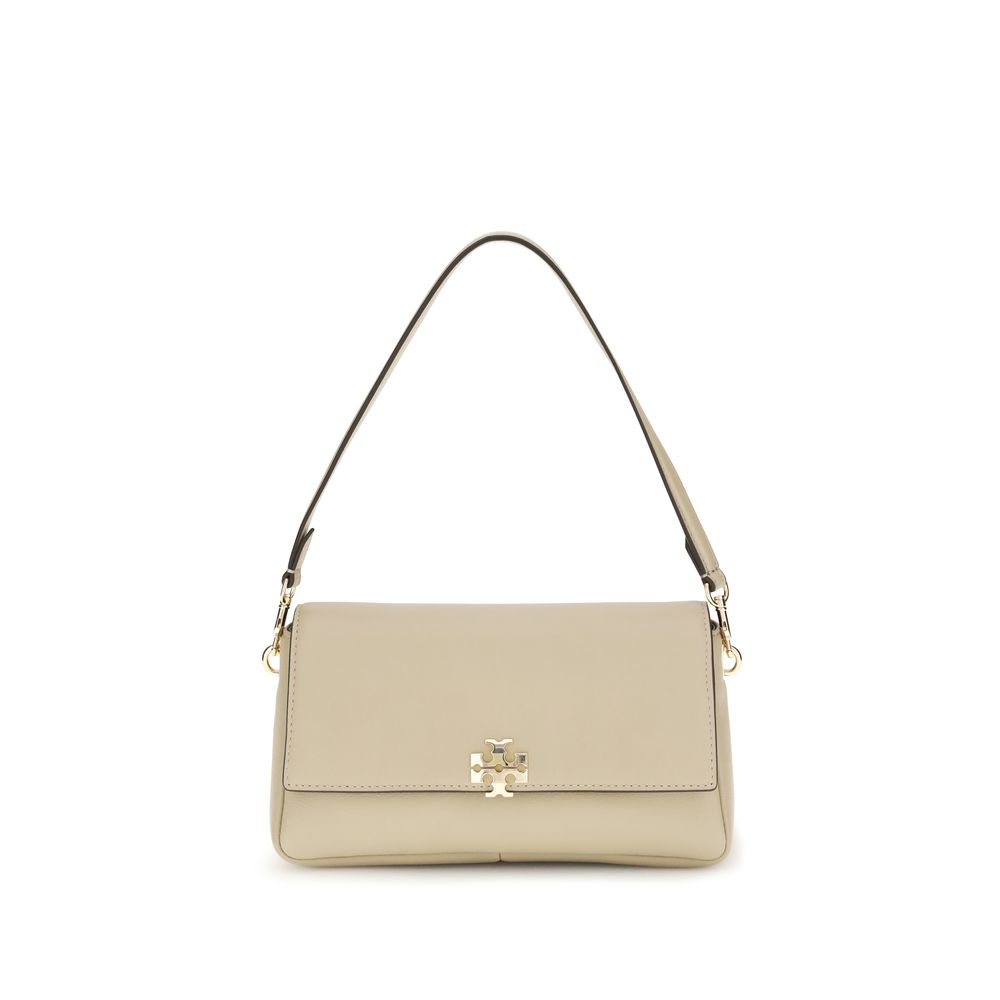 Tory Burch Beige Small Charlie Shoulder Bag