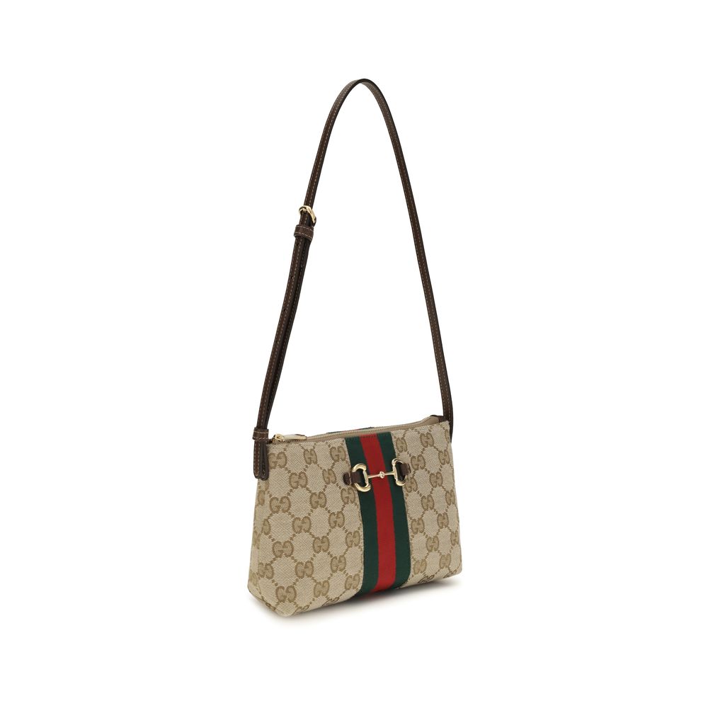 Gucci Beige GG Print Shoulder Bag