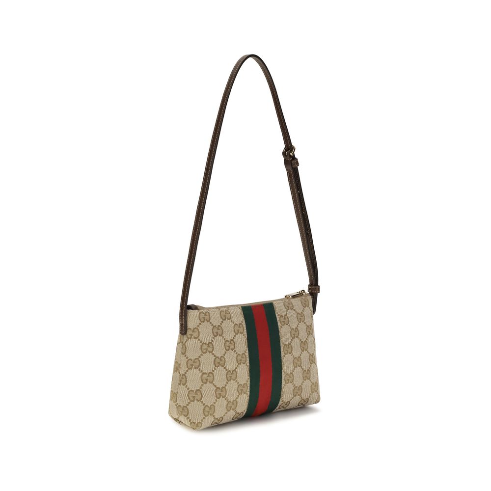 Gucci Beige GG Print Shoulder Bag