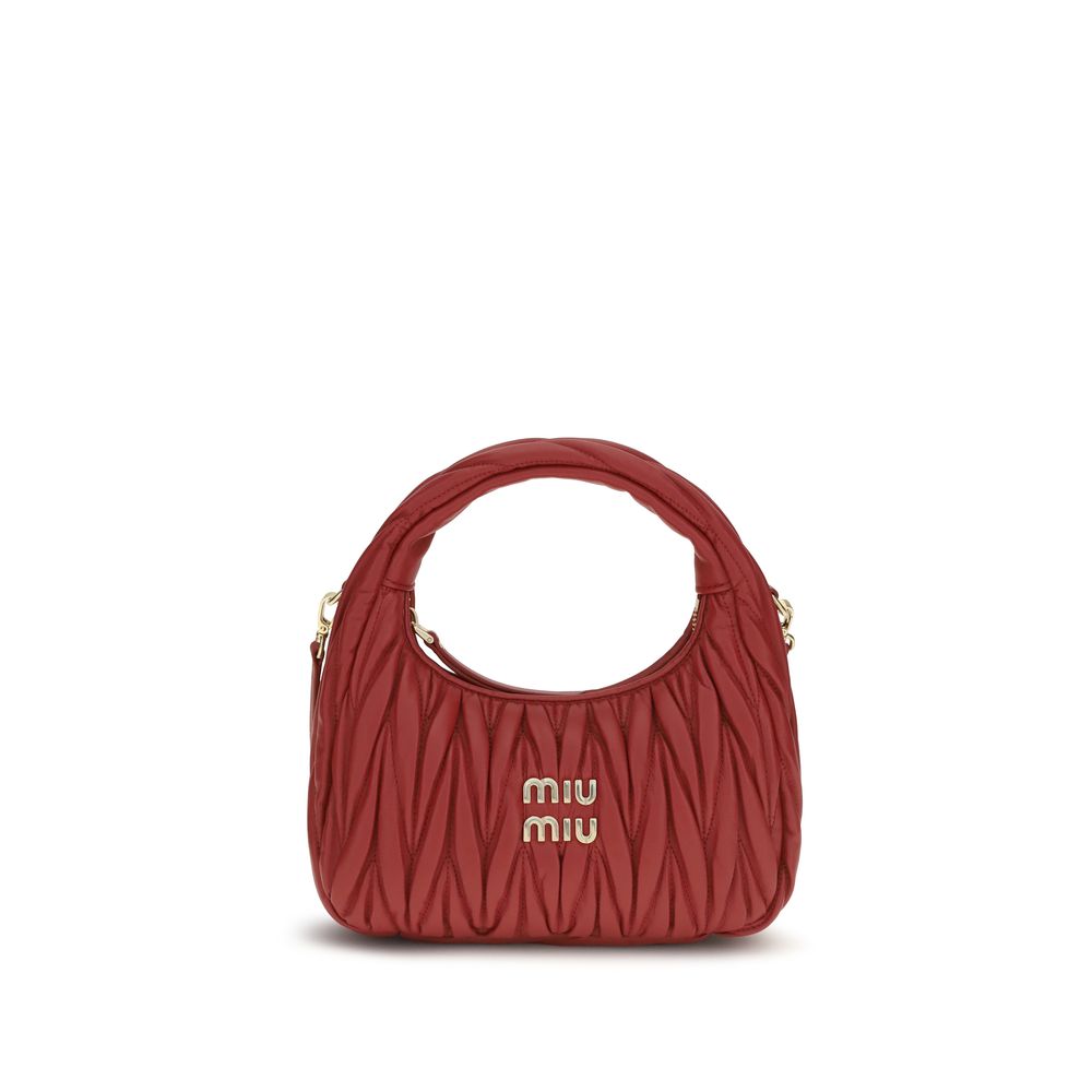 Miu Miu Red Wandler Mini Hobo Handbag