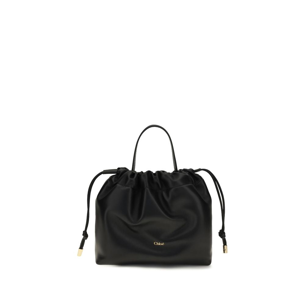 Chloé Black Icons Leather Chain Shoulder Bag