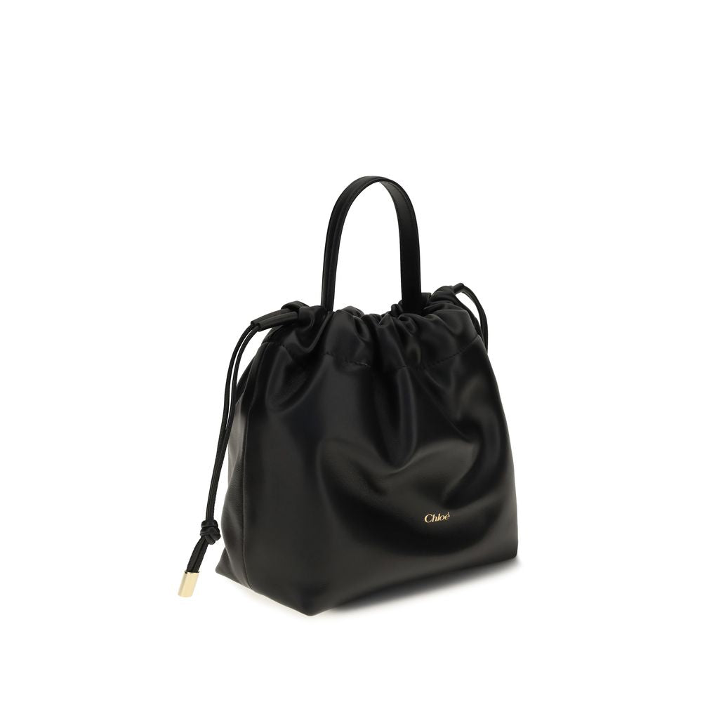 Chloé Black Icons Leather Chain Shoulder Bag