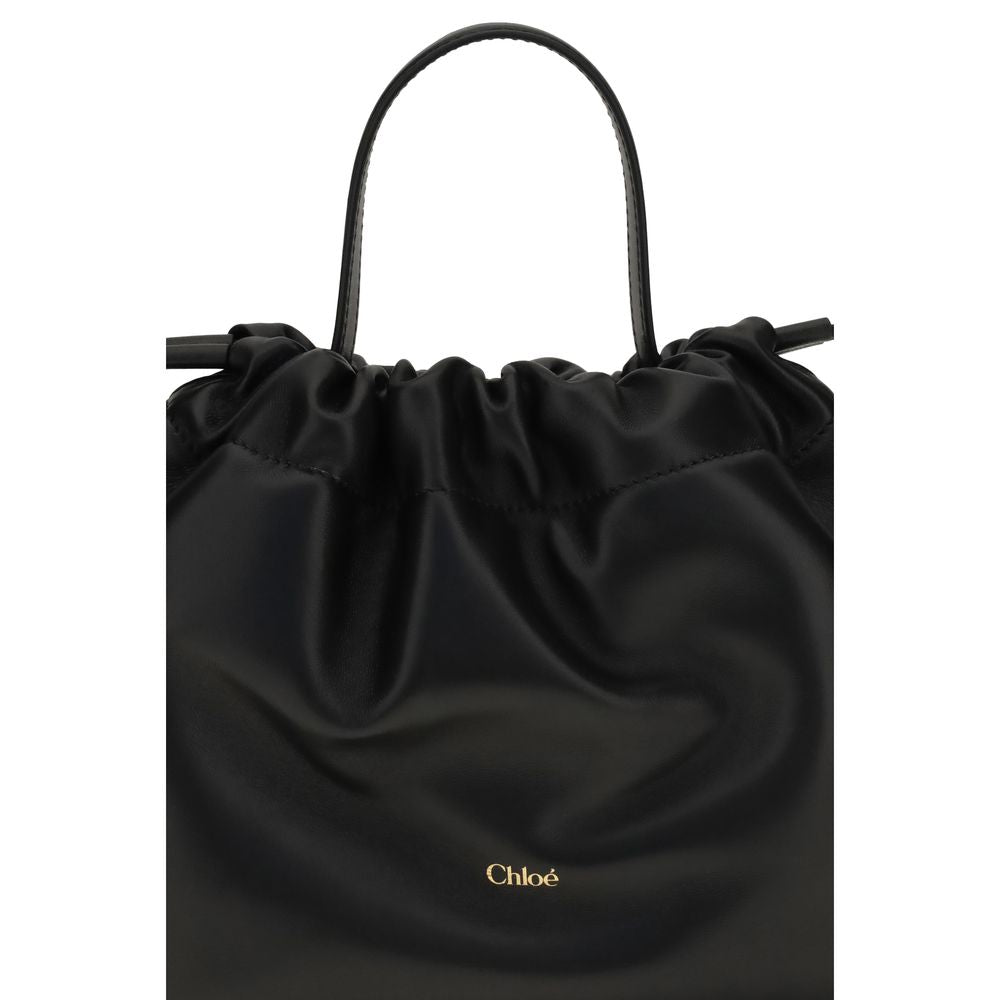 Chloé Black Icons Leather Chain Shoulder Bag