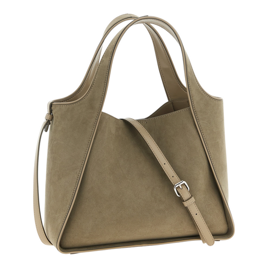 Stella McCartney Stella Logo Crossbody Bag Green