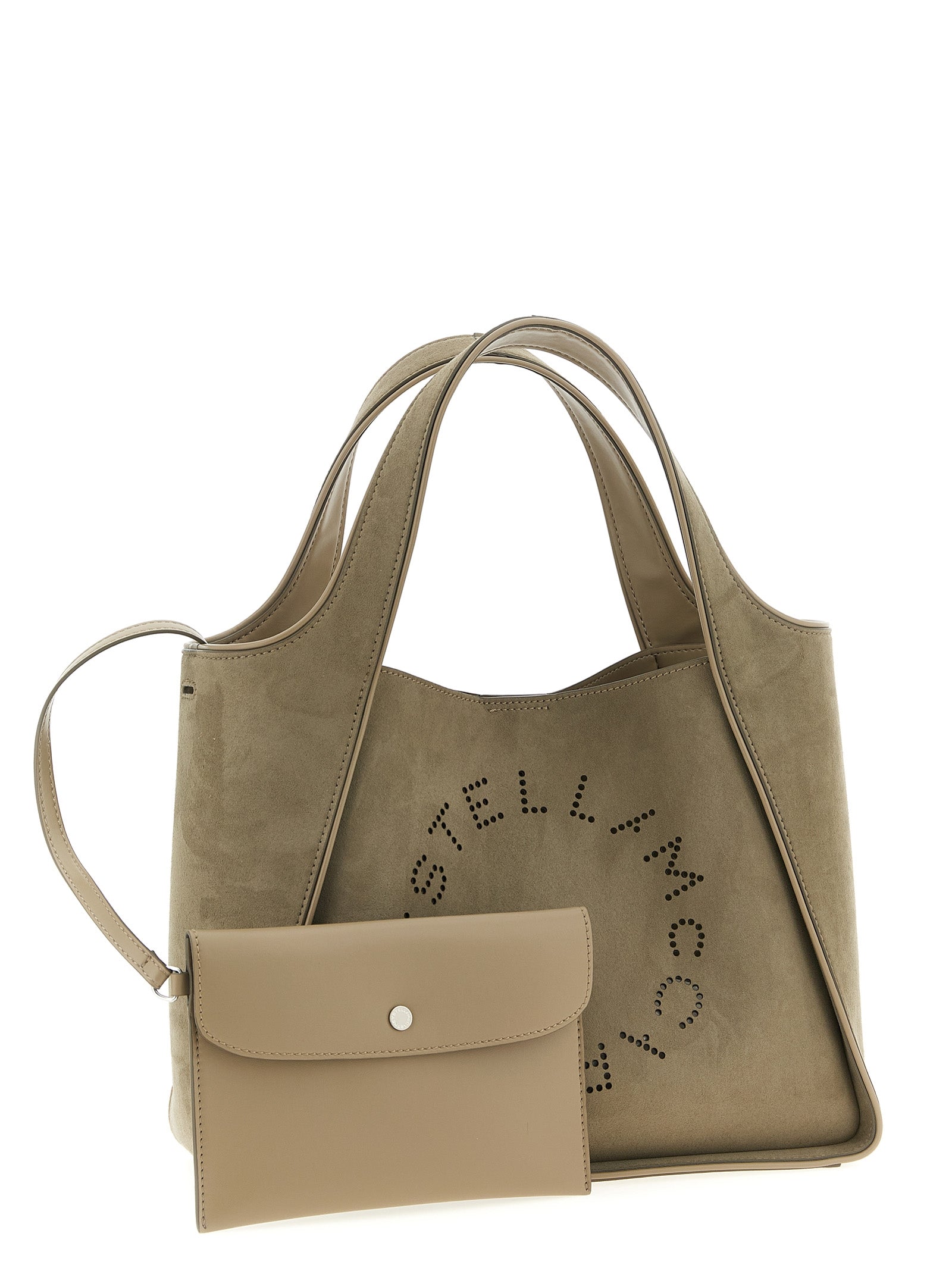 Stella McCartney Green Stella Logo Crossbody Bag