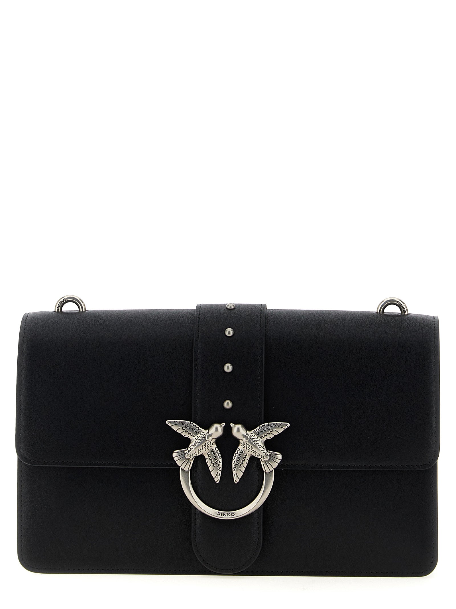 PINKO Black Love One Classic Crossbody Bag