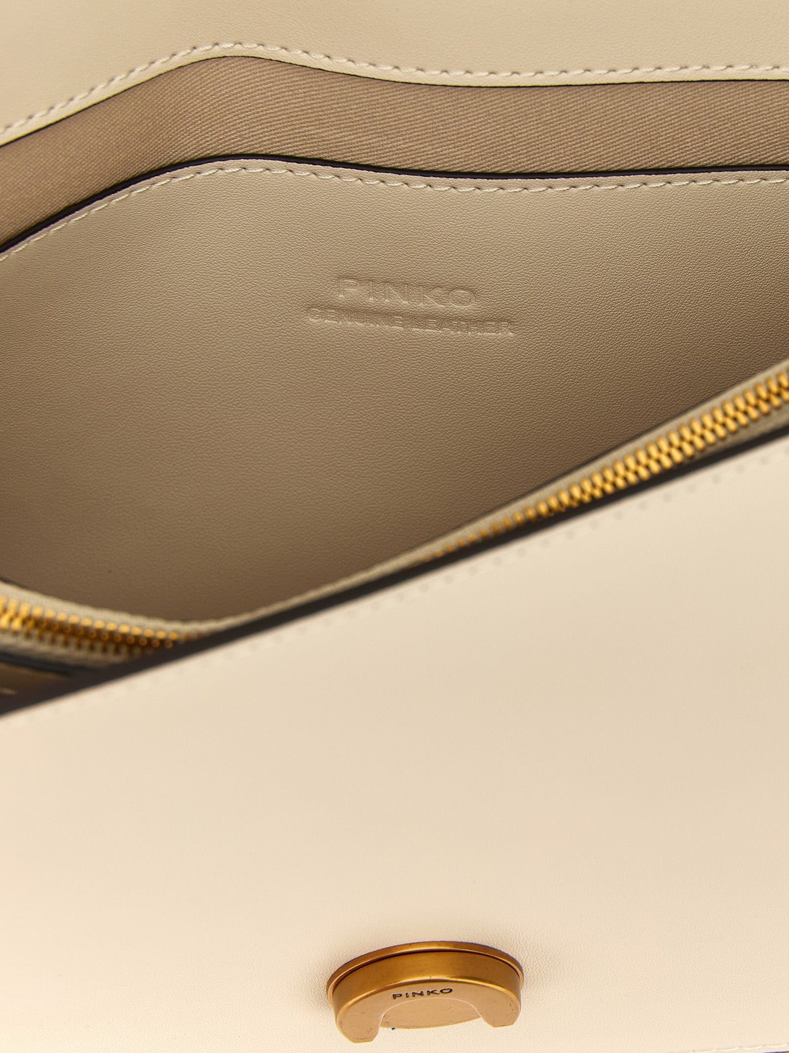 PINKO White Love One Classic Crossbody Bag