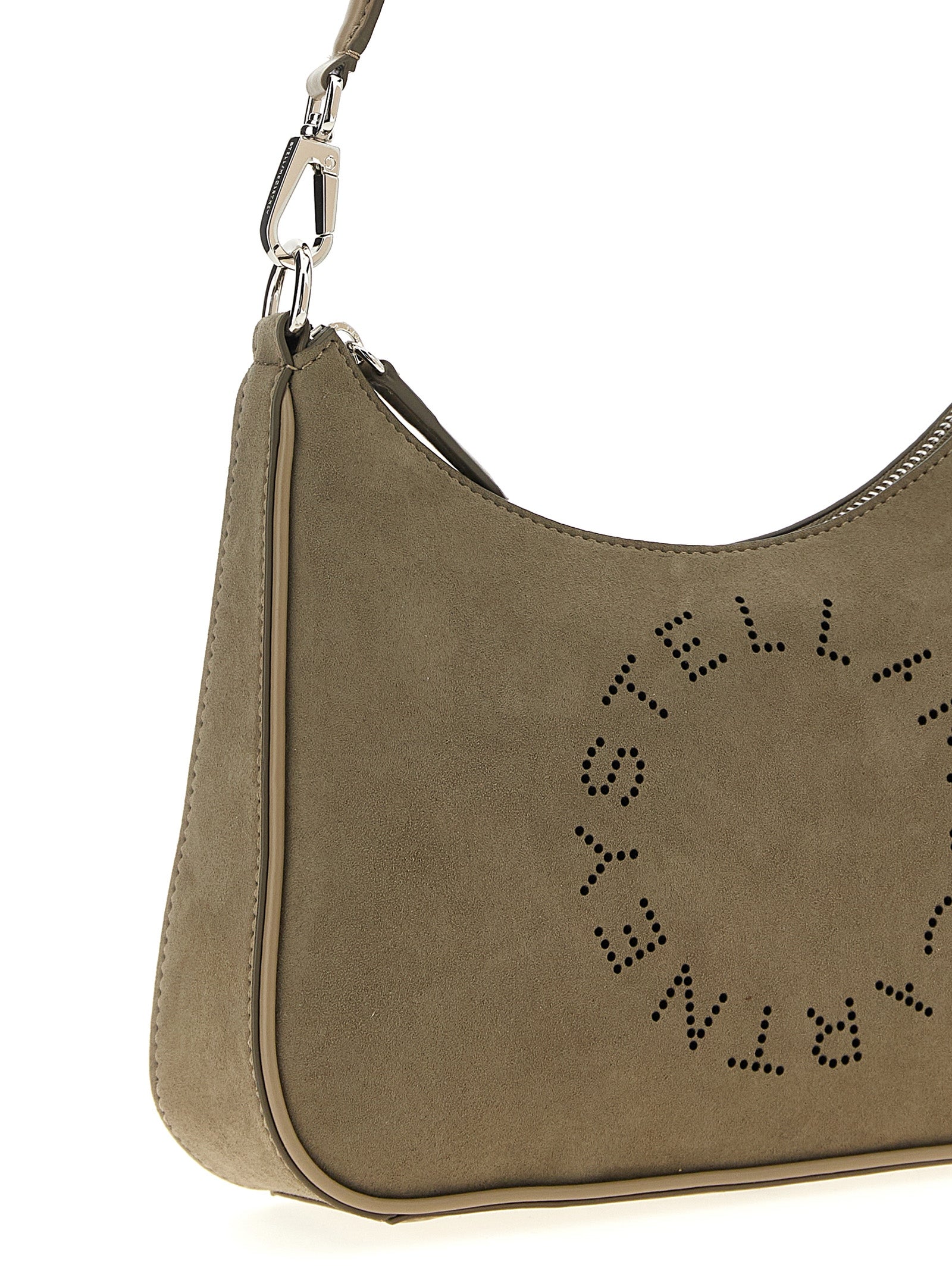 Stella McCartney Gray Alter Suede Shoulder Bag