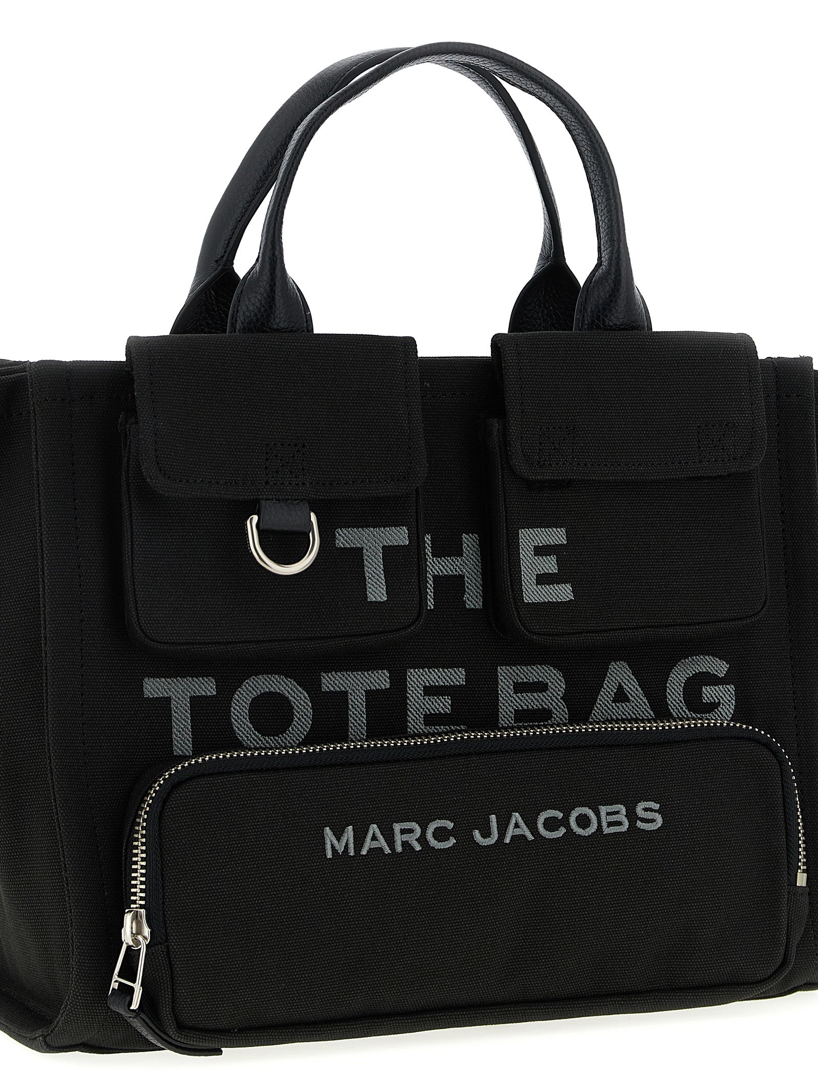 Marc Jacobs Black Cargo Canvas Medium Tote