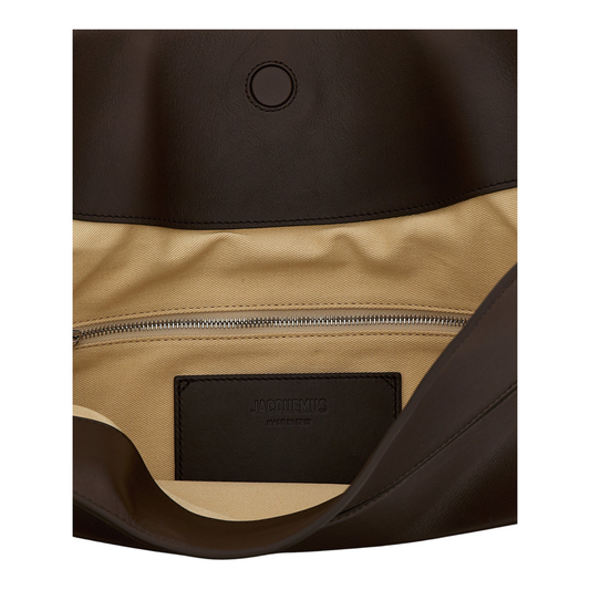 Jacquemus Le Sac Ovalo Bolso de Hombro Marrón