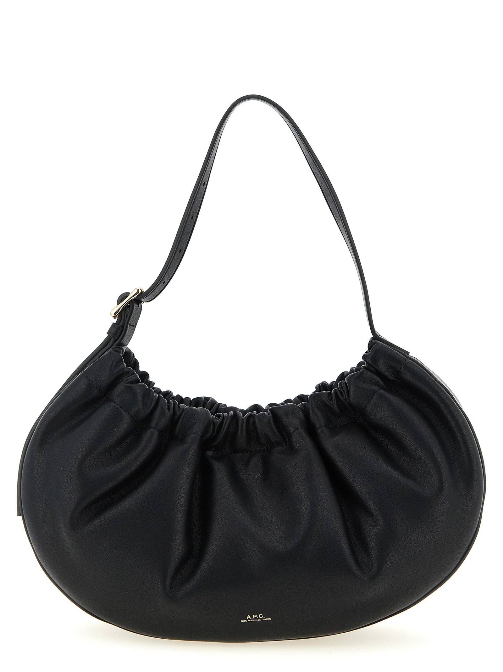 A.P.C. Black  Ninon Hoop Shoulder Bag