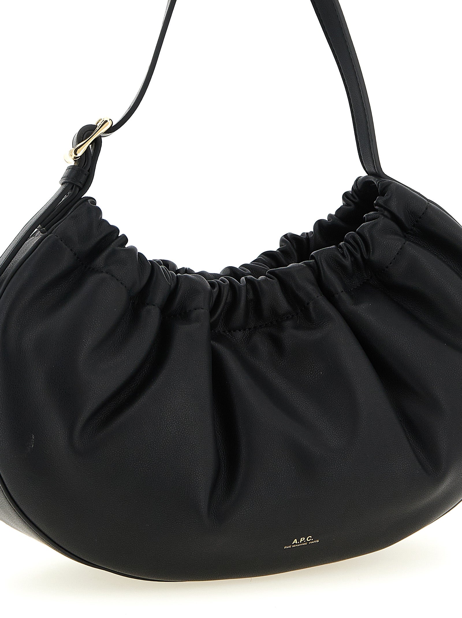 A.P.C. Black  Ninon Hoop Shoulder Bag