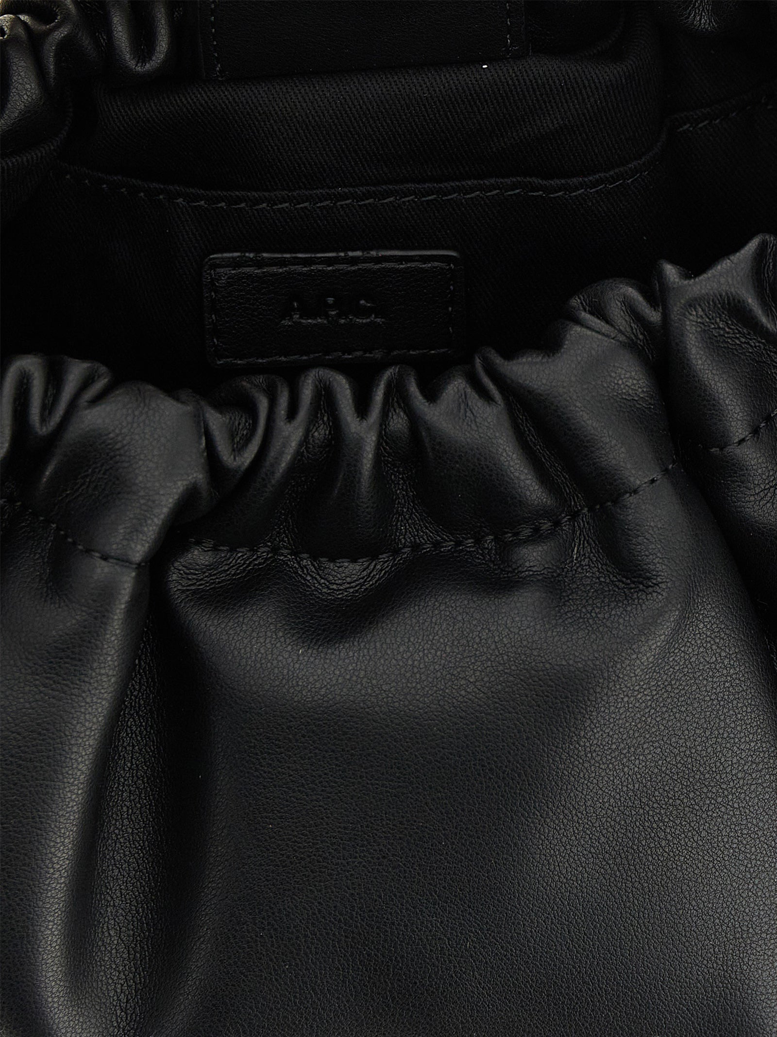 A.P.C. Black  Ninon Hoop Shoulder Bag