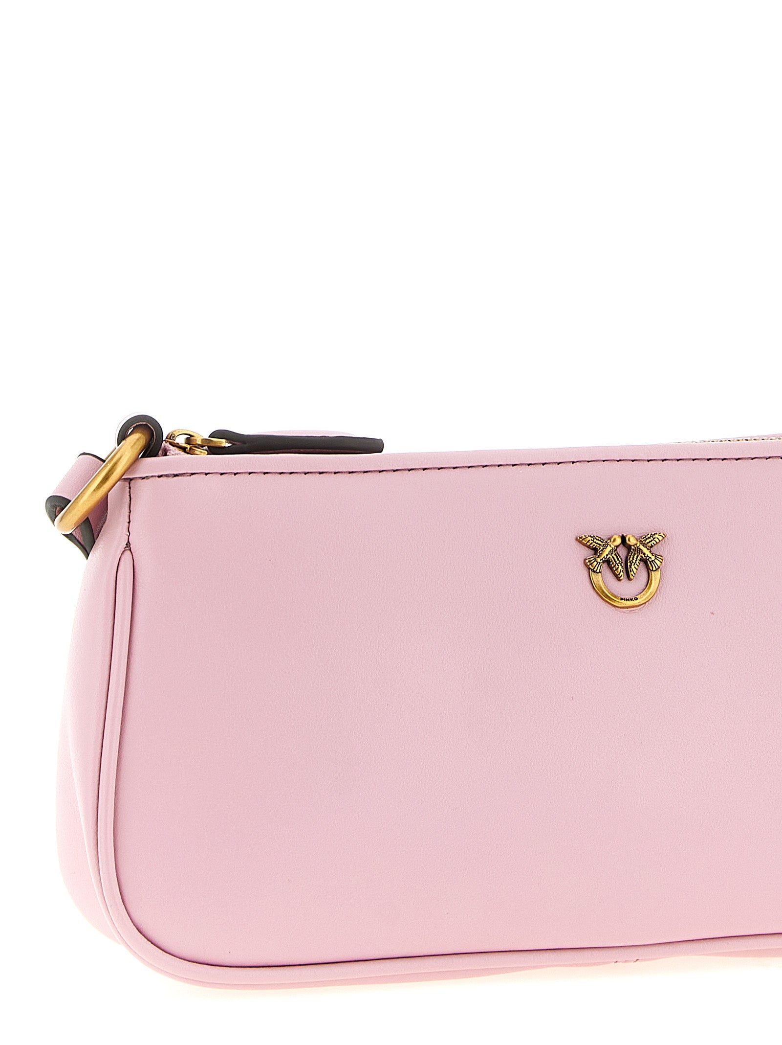 PINKO Pink Half Moon Crossbody Bag