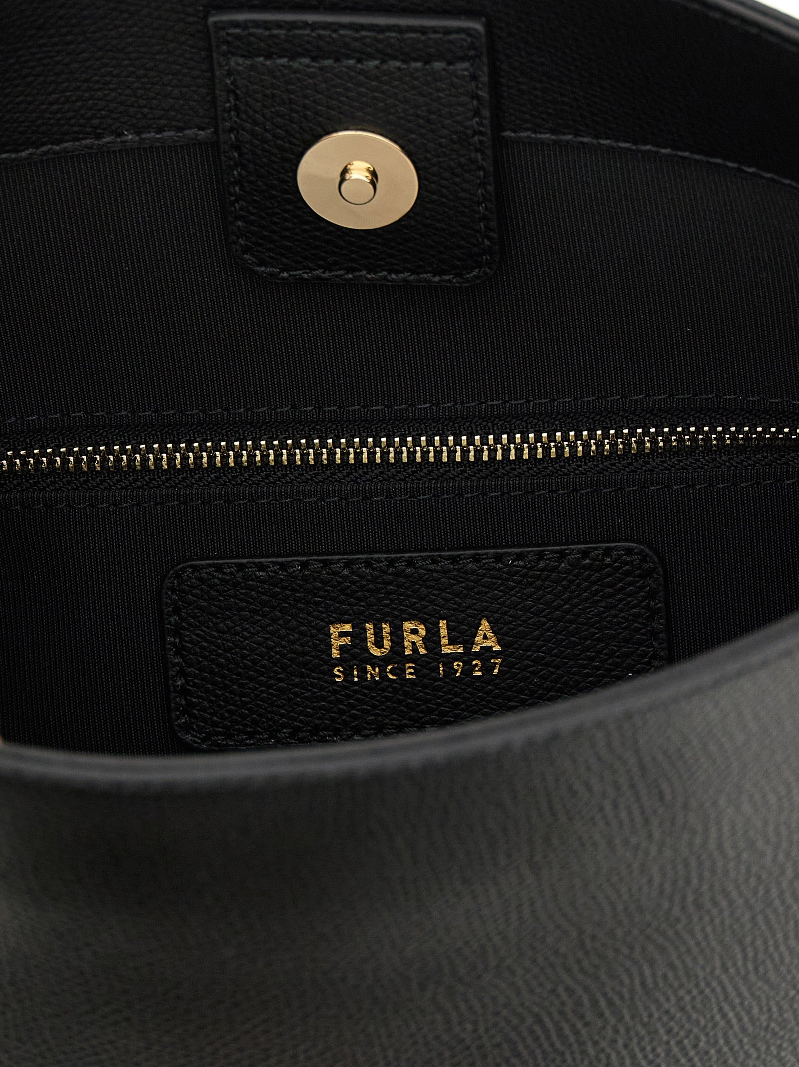 Furla Black Roxie Bucket Bag