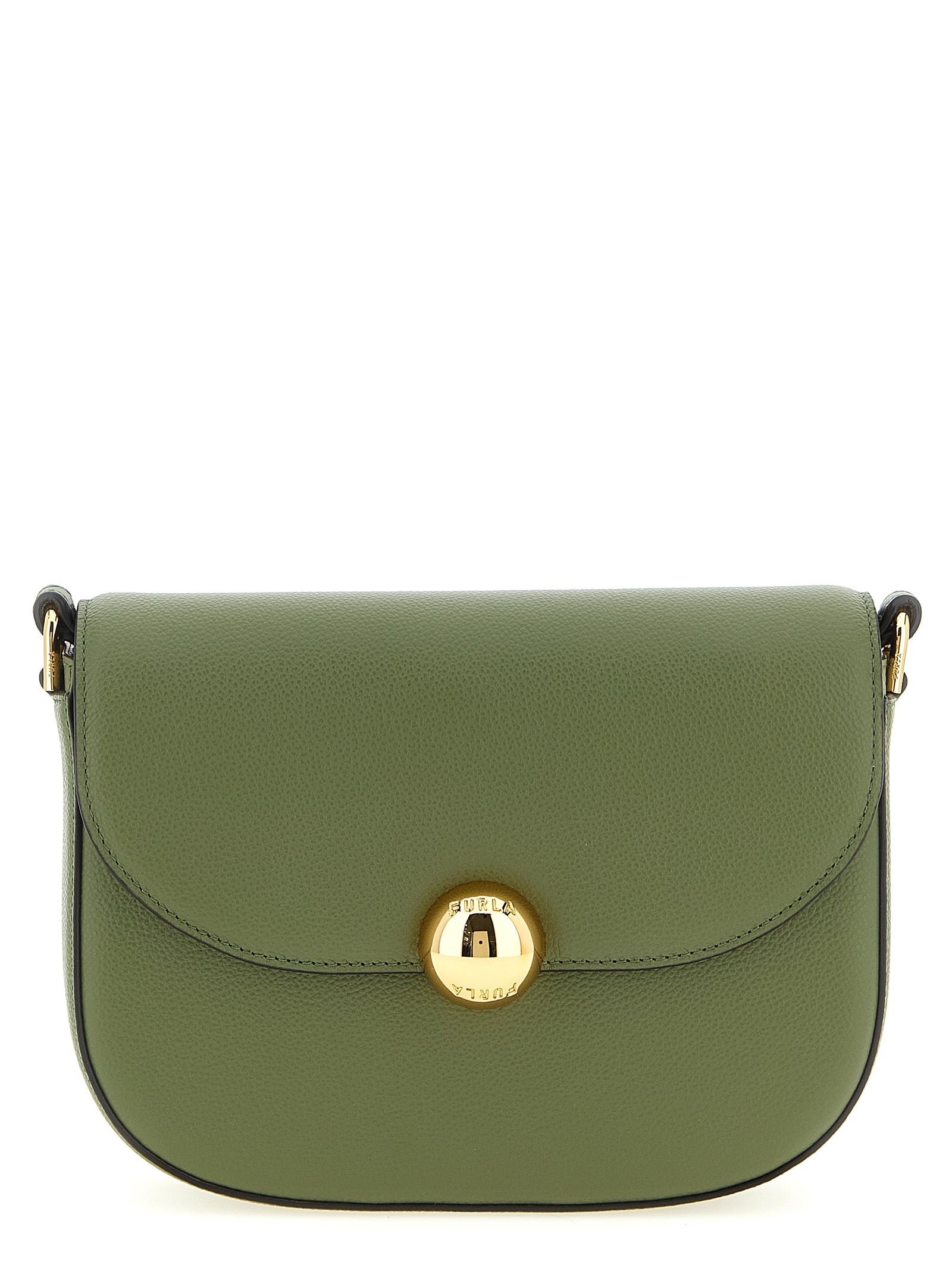 Furla Green Moonlight Crossbody Bag